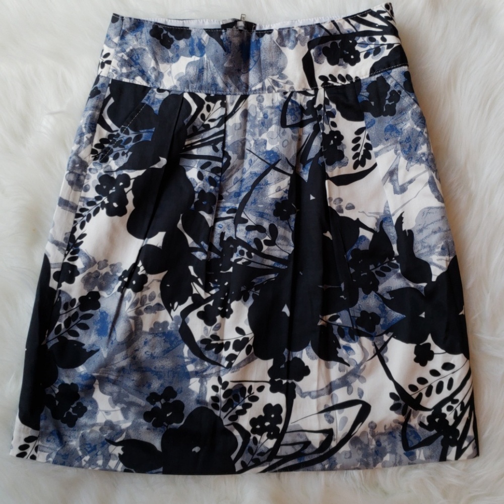 RW&CO Floral Print A-line Skirt